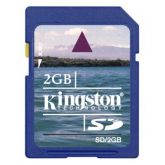 Cartão de Memória SD 2GB - Kingston - usado